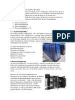 Clasificacion de Las Computadoras