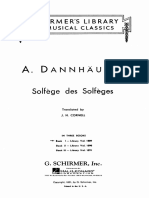 Dannhauser - Solfège des solfèges Book I