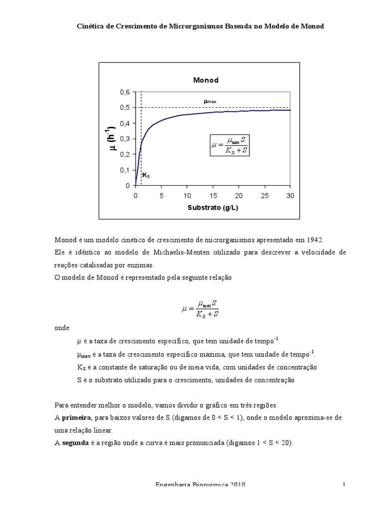 Equacao de Monod | PDF