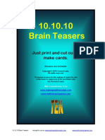 10.10.10 Brain Teasers