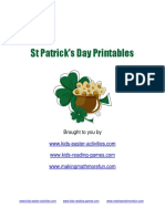 ST Patricks Day Printables