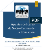 Apuntes Del Curso de Socio-Cultura de La Educación