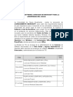 Licenciamiento Windows Universidad Del Cauca