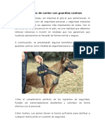 Beneficios de Contar Con Guardias Caninos