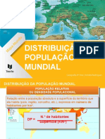 Distrib. da população