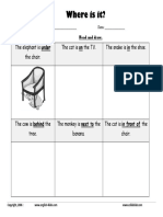 Read and Draw Prepositions