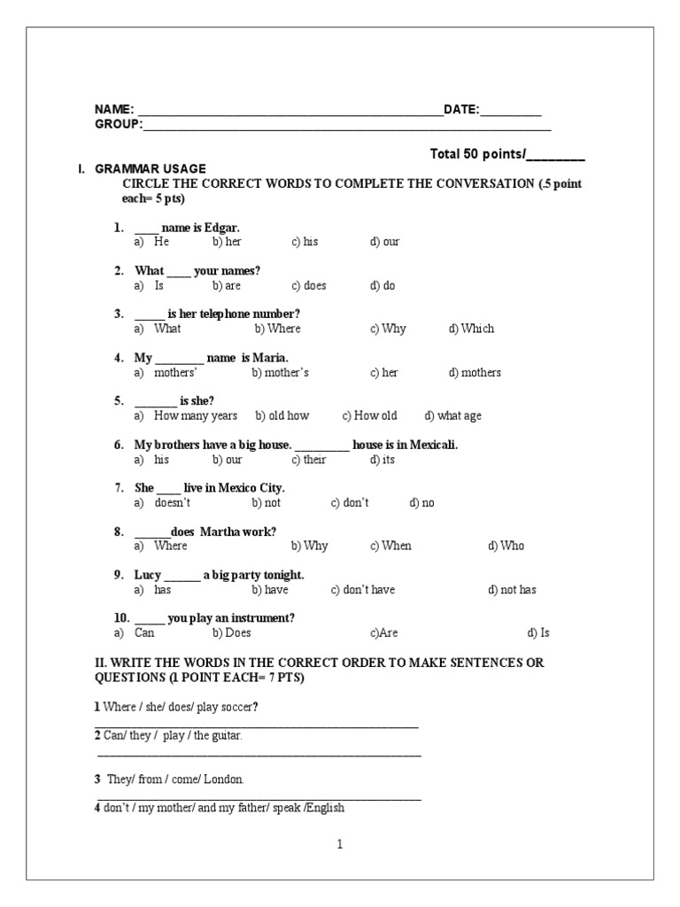 English 1 Final | PDF