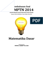 SBMPTN 2014] Matematika Dasar