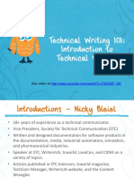 Technical Writing 101 Introduction To Technical Writing