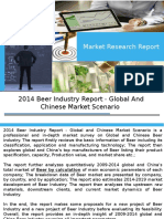 Market Research Report: 2014 Beer Industry Report - Global and Chinese Market Scenario