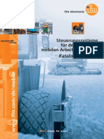 Steuerungssysteme Für Den Einsatz in Mobilen Arbeitsmaschinen Katalog 2016/2017