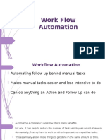 3. Work Flow Automation