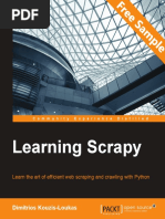 Learning Scrapy - Sample Chapter