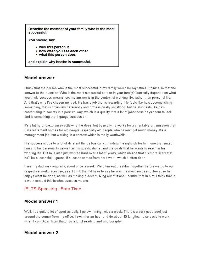 Successful Family Role Model | PDF | Prague | Sports