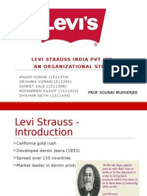 levi strauss organizational structure