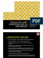 Regulasi Unit Hemodialisis Di Indonesia