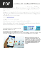 Download Trik Dapat Pulsa Listrik dan Cek Kode Token PLN Prabayar by buzzbisnisweb SN296788363 doc pdf