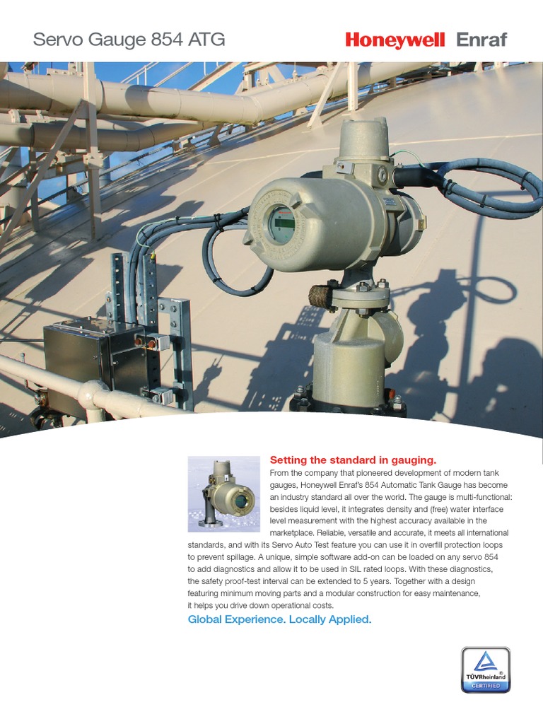 En 09 14 Eng Rev.4 Servo Gauge 854 Atg | Calibration | Engineering