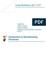 1 Introduction To Manufacturing Processes