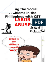 Facing The Social Problems in The Philippines With CST: Labor Abuse