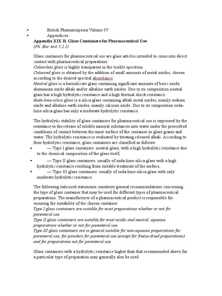 BP Glass Test Download Free PDF Atomic Absorption Spectroscopy