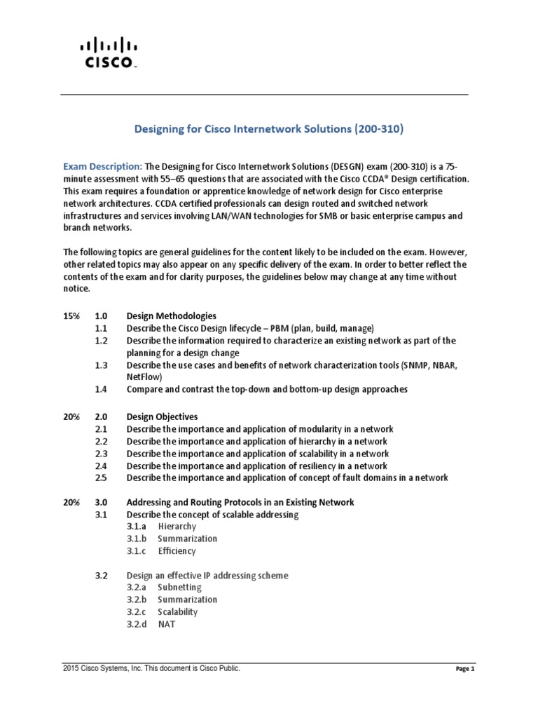 200 301 Desgn | PDF | Network Protocols | Computer Network