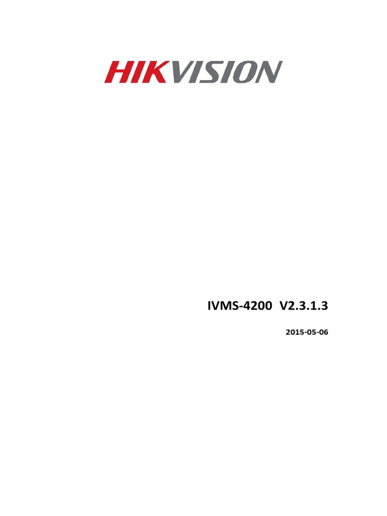 Ivms 4200 Manual