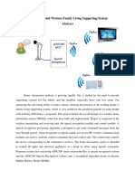 Ieeepro Techno Solutions - Embedded Project Speech Operated Wireless Family Living Supporting System