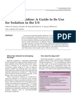 Dexmedetomidine a Guide to Its Use for Sedation in the US