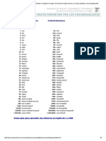 4 Los Numeros en Ingles, Cardinales y Ordinales PDF