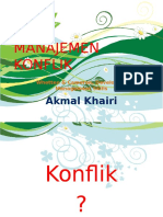 Manajemen Konflik: Akmal Khairi