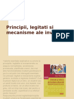 Principii, Legitati Si Mecanisme Ale Invatarii