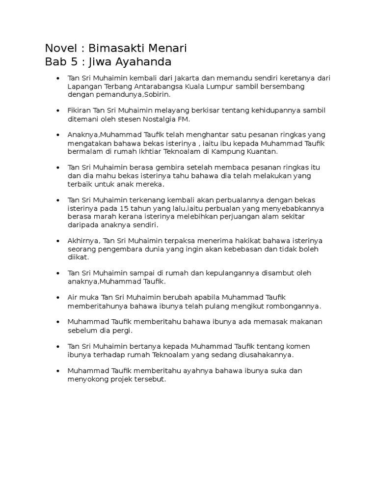 Sinopsis Bima Sakti Menari Youtube