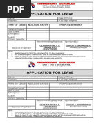 Employee Leave Card Template | PDF