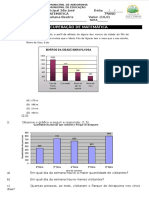 Prova de Matemática sobre gráficos, médias e promoções