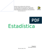 ESTADÍSTICA