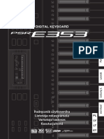 PSR-E353 Owner's Manual
