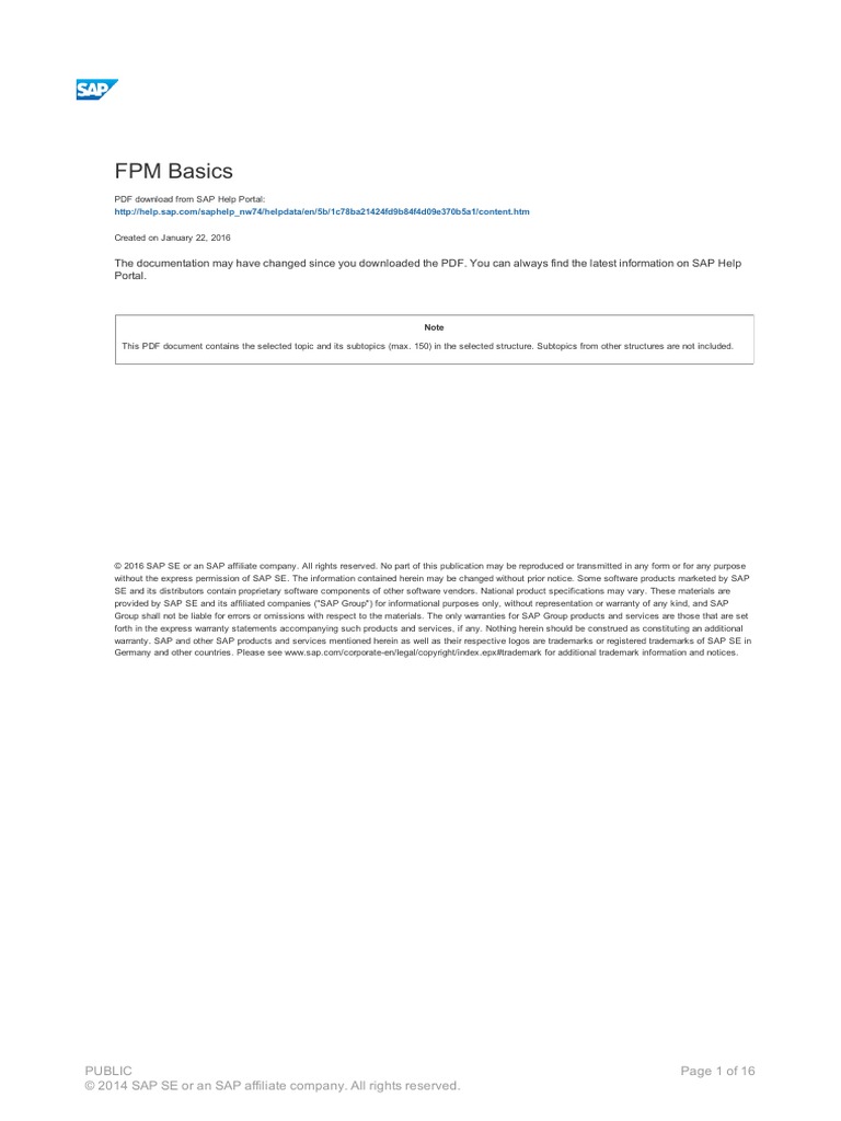 FPM Basics | PDF | Component Based Software Engineering | Page Layout