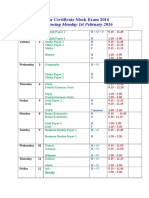 junior certificate mock exam 2016