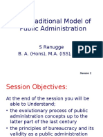 3-The Traditional Model of Pub Admin