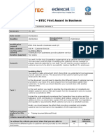 U4 - Customer Service 1 - Assignment Brief