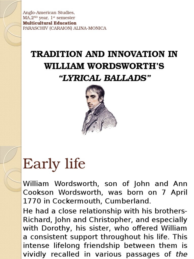 William Wordsworth | PDF | William Wordsworth | Samuel Taylor Coleridge