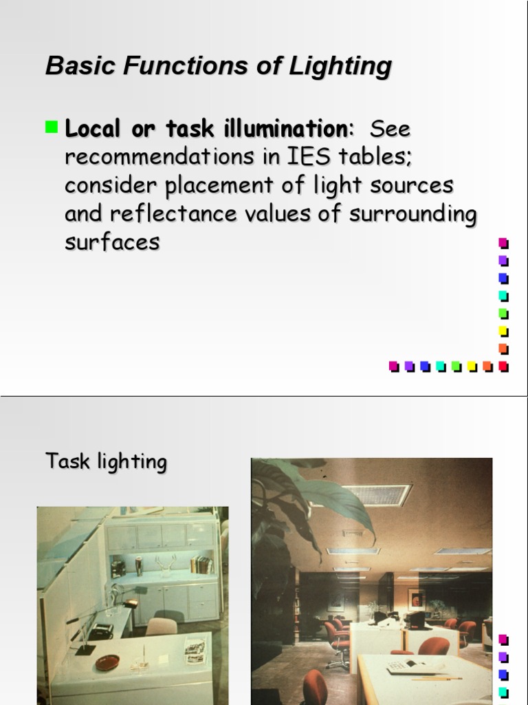 Basic Functions of Lighting Contrast (Vision) Lighting Free 30