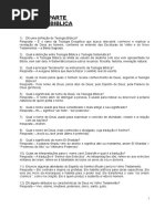 500 Perguntas Para SABATINA No Presbitério
