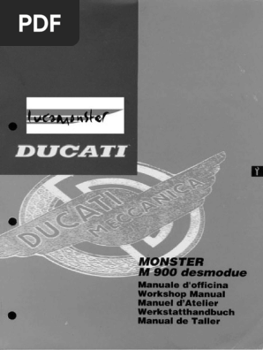Manual Ducati Monster M900 | PDF | Technology & Engineering