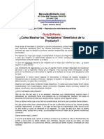 Como Mostrar Los Verdaderos Beneficios de Tu Producto - Guia Brillante