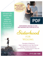 Sisterhood For Widows Flyer