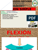 Flexion Simple - flecion