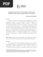 A Implementação Do Controle de Convencionalidade Na América Latina