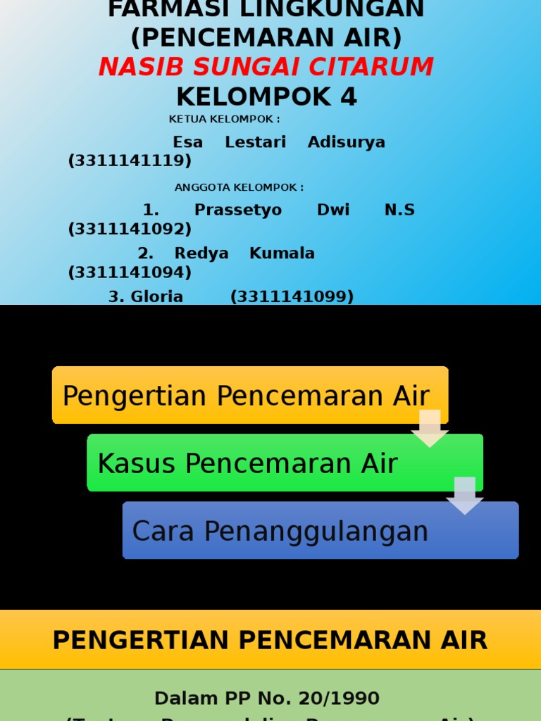 Pencemaran Air Sungai Citarum dan Solusinya | PDF | Kesehatan Holistik